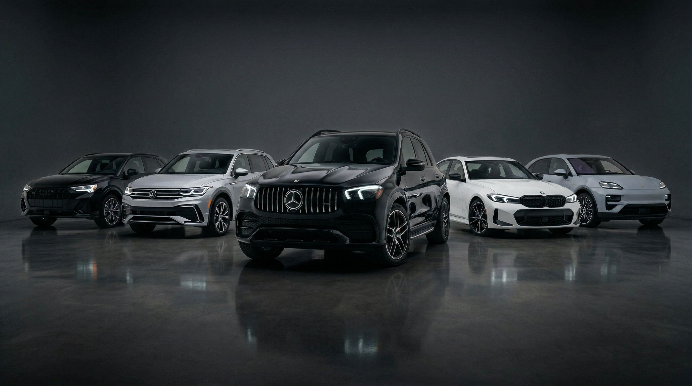 Audi BMW MERCEDES PORSCHE